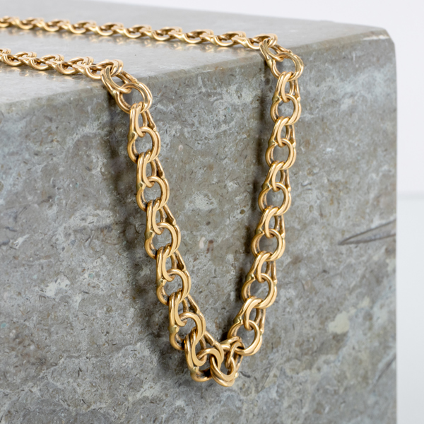 COLLIER, 18k guld, svenska stämplar 1977