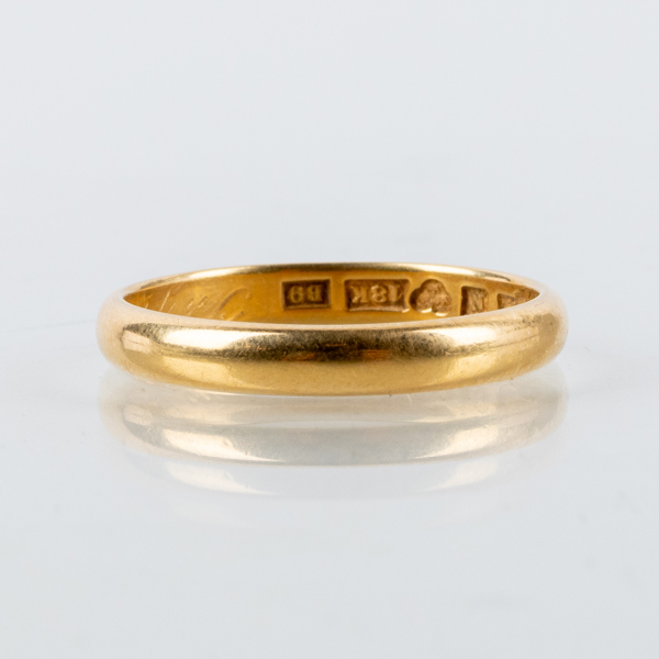 RING, 18k guld, svenska stämplar HjR 1952