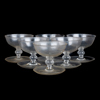 DESSERTSKÅLAR, 6 st, glas, 1900-tal