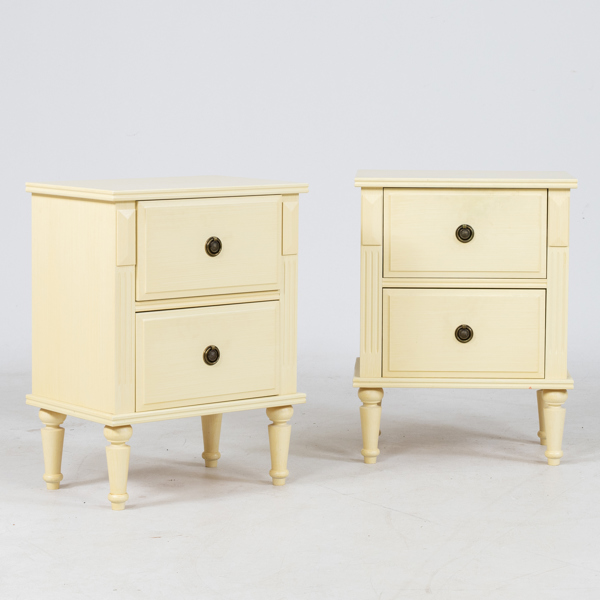 SÄNGBORD, 1 par, gustaviansk stil, 1900-talets andra hälft