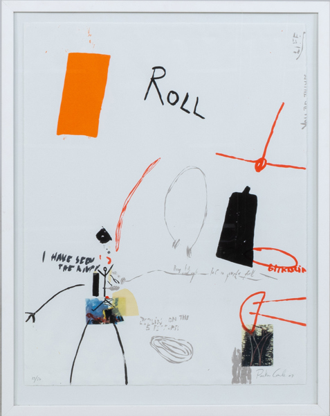 PONTUS CARLE (född 1955), färglitografi, signerad och daterad -07