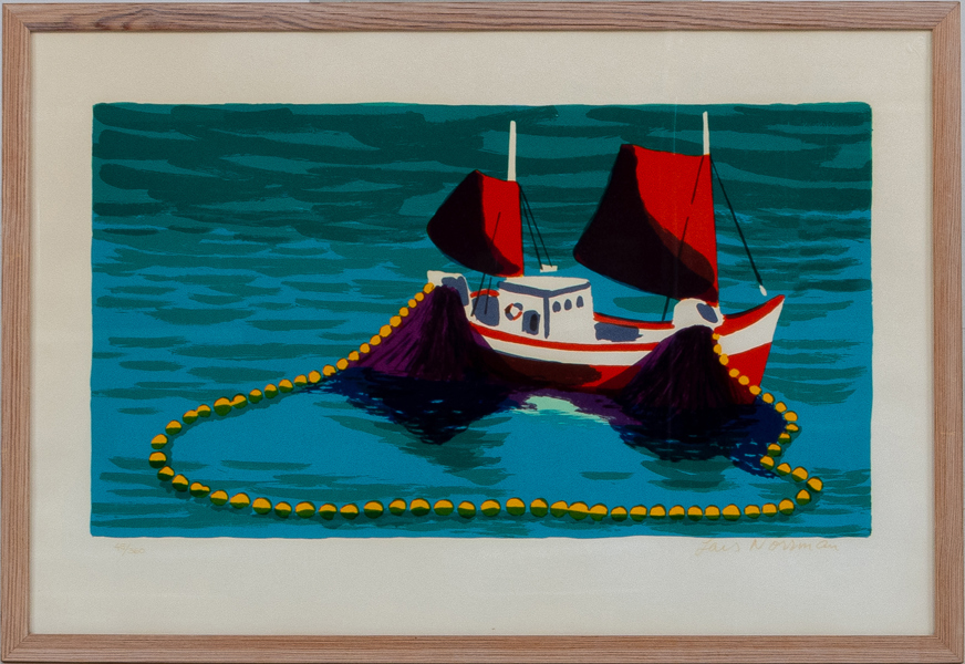 LARS NORRMAN, färglitografi, signerad och numrerad 45/360