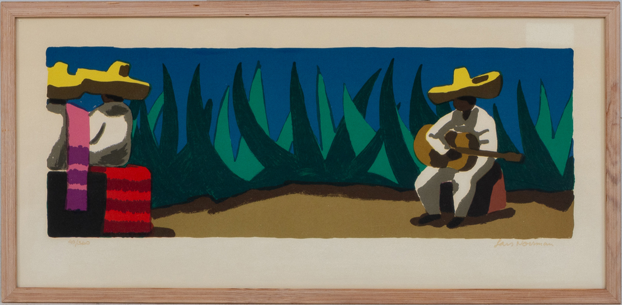 LARS NORRMAN, färglitografi, signerad och numrerad 40/360