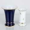 MEISSEN, 2 st, vaser, porslin, Tyskland, 1900-talets andra hälft