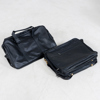 WEEKENDBAG OCH RESEGARDEROB, svart skinn, 2000-tal