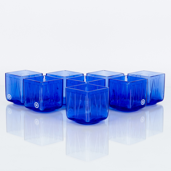 LJUSLYKTOR, 8 st, glas, Reijmyre, 1900-talets andra hälft