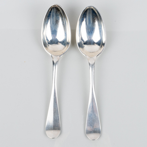 NILS TORNBERG, 2 st, skedar, silver, Linköping 1794