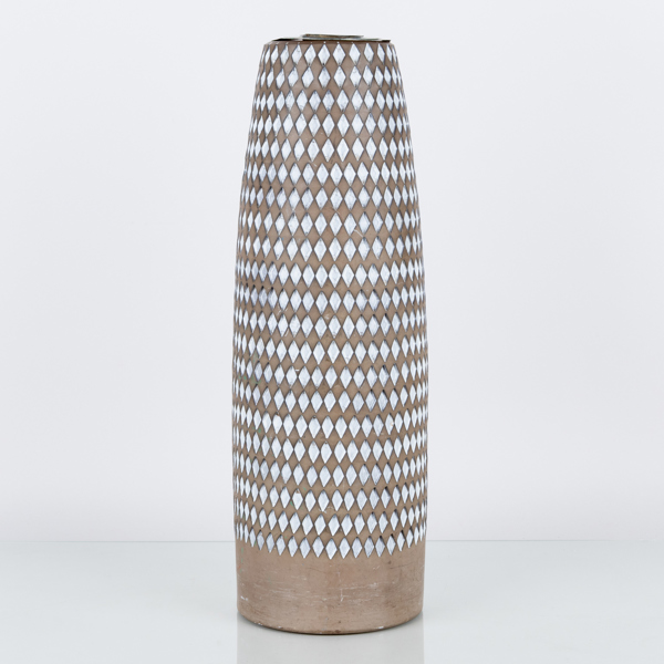 INGRID ATTERBERG, golvvas, lergods, "Pepita", Upsala Ekeby, 1900-talets mitt