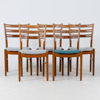 STOLAR, 5 st, teak, modell 219, Fastrup, Danmark, 1950-/60-tal