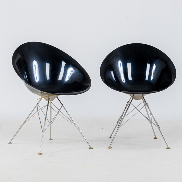 PHILIPPE STARCK, 1 par stolar, "Eros", Kartell, Italien