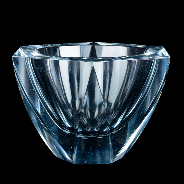 SKÅL, kristall, 1900-talets mitt, signerad Strömberg