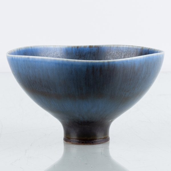 BERNDT FRIBERG (1899-1981), skål, stengods, Gustavsbergs studio, signerad och daterad 1970