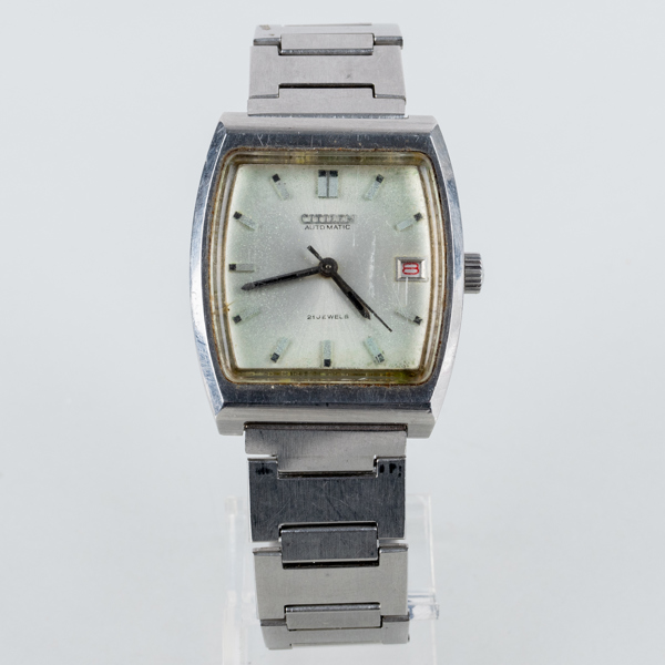 HERRARMBANDSUR, Citizen automatic, stål, 1900-talets andra hälft