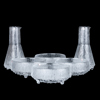 TAPIO WIRKKALA, 6 del, glas, "Ultima Thule", Iittala, Finland, 1900-talets andra hälft