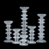 TIMO SARPANEVA, 6 ljusstakar, glas, "Festivo", Iittala, Finland 