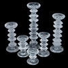 TIMO SARPANEVA, 6 ljusstakar, glas, "Festivo", Iittala, Finland 