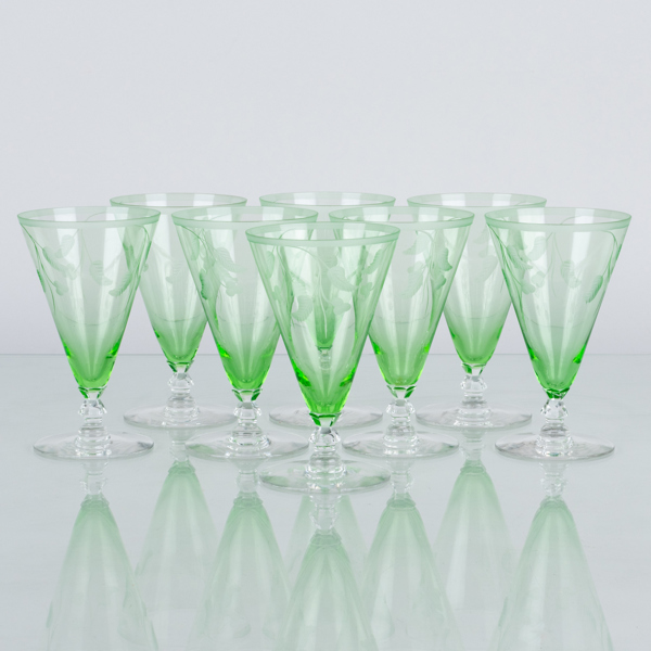 VINGLAS, 8 st, 1900-talets första hälft