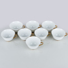  LOUISE ADELBORG, 8 st tekoppar, porslin, "Swedish Grace", Rörstrand, 1900-tal