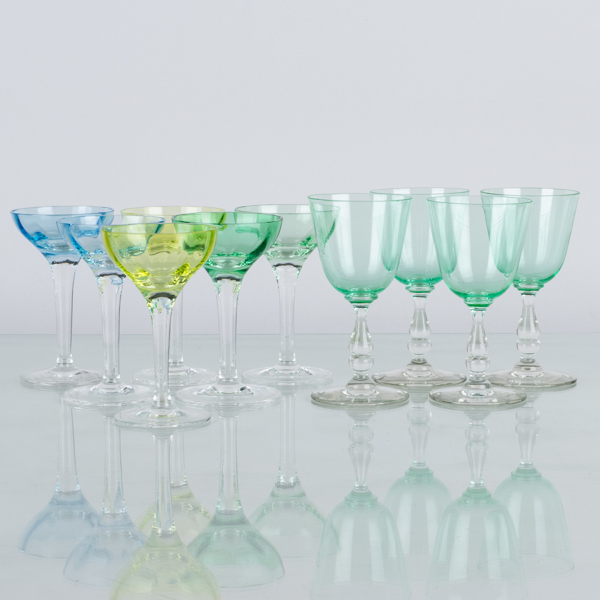 STARKVINSGLAS, 6 + 4 st, 1900-tal