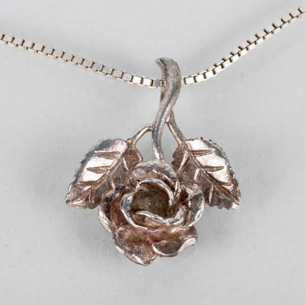 HANS STRÖMDAHL, hänge med kedja, sterlingsilver, Stockholm