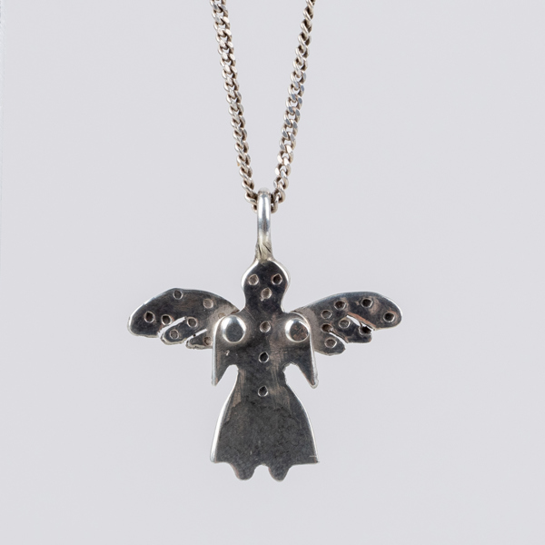 KARIN FERNER, hänge med kedja, sterlingsilver, Falun 2001