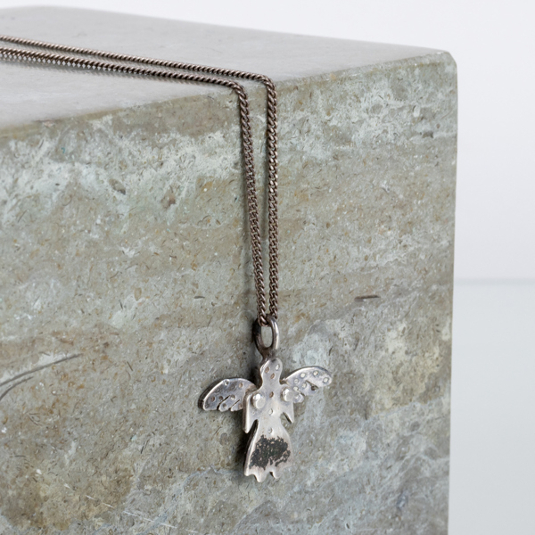 KARIN FERNER, hänge med kedja, sterlingsilver, Falun 2001