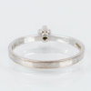 ENSTENSRING, 18k vitguld, med briljantslipad diamant ca 0.09 ct