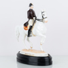 ALBIN DOBRICH, figurin, porslin, spanska ridskolan, Wien