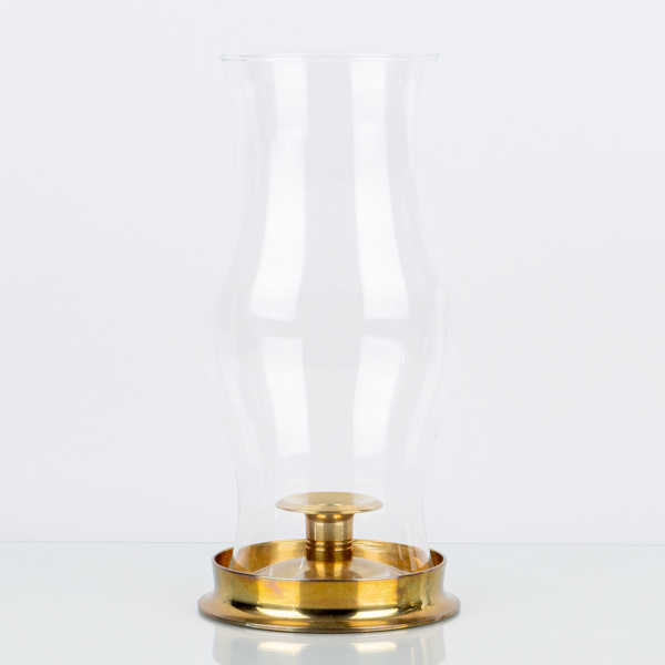 STORMLYKTA, glas och mässing, 1900-talets andra hälft