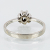 ENSTENSRING, 18k vitguld, med gammalslipad diamant ca 0.20 ct