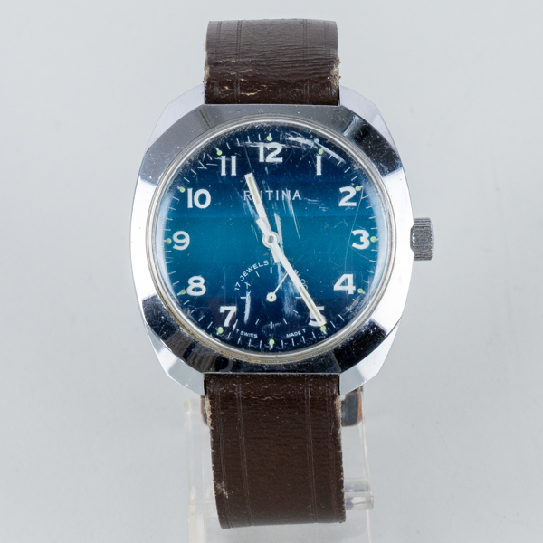 HERRARMBANDSUR, stål, Rutina, 1900-talets andra hälft