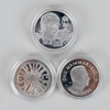 JUBILEUMSMYNT, 3 st, silver, 1900-/2000-tal