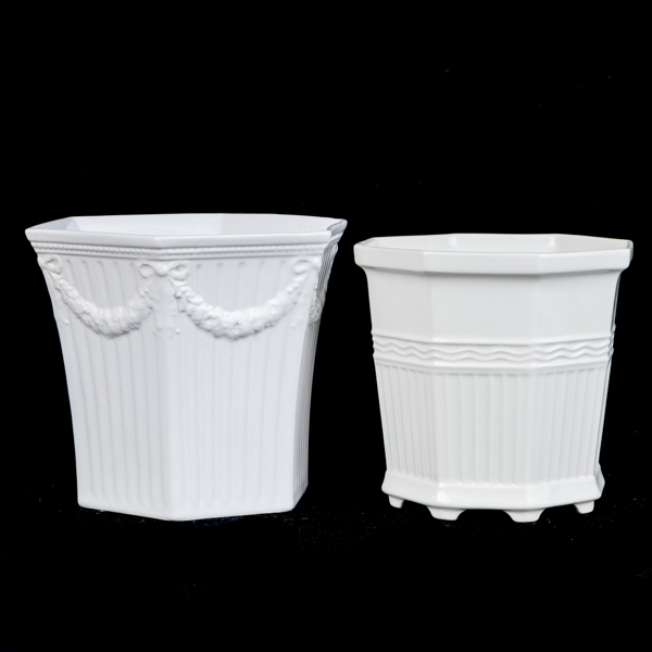 YTTERFODER, 2 st, porslin, "Waldemarsudde", Prins Eugen samt "Empire", Gustavsberg