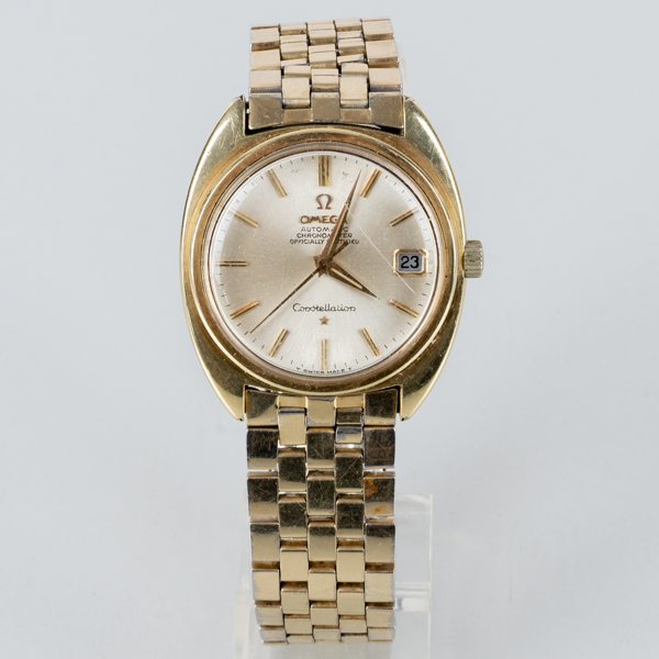 OMEGA CONSTELLATION, armbandsur, guld på stål, 1900-talets andra hälft