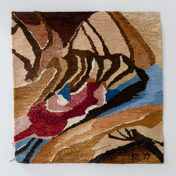 KERSTIN LINDH, vävnad, mongramsigerad och daterad KL 1979