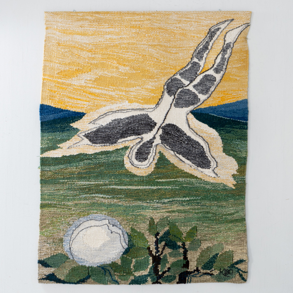 KERSTIN LINDH, vävnad, mongramsigerad och daterad KL 1980