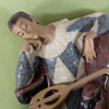 FULGENCIO GARCIA, väggskulptur, keramik, Lladro, Spanien, 1970-tal, ca 64 x 43 cm