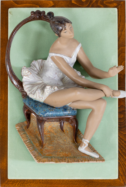 FULGENCIO GARCIA (1915-1994), väggskulptur, keramik, Lladro, Spanien, 1970-tal