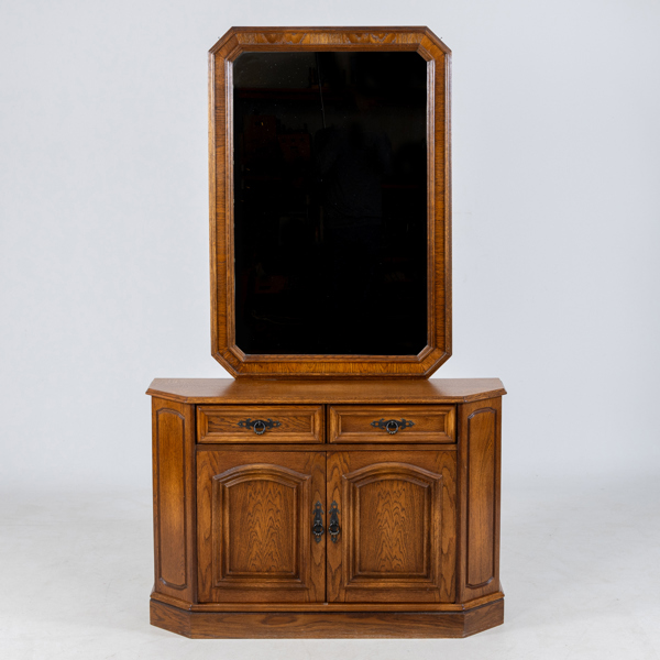 HALLMÖBEL, 2 del, betsat trä, 1900-talets slut