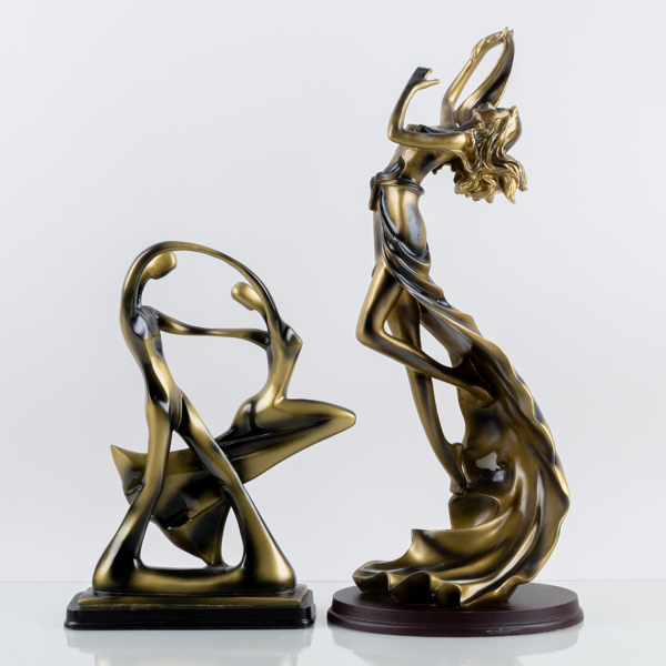 FIGURER, 2 st, komposit, Honghu Crafts, 1900-talets andra hälft