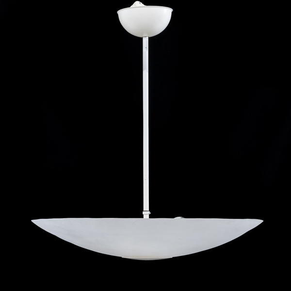 TAKLAMPA, glas och metall, 1900-talets andra hälft