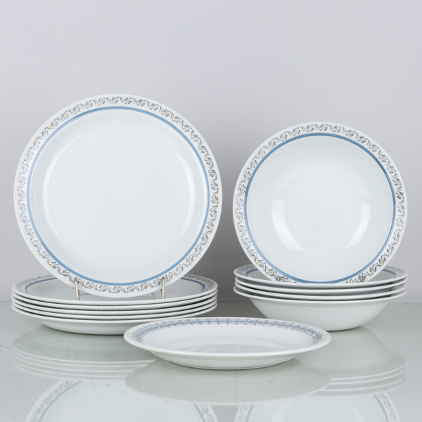 SERVISPORSLIN, 12 del, porslin, "Marie" och "Pikant", Rörstrand