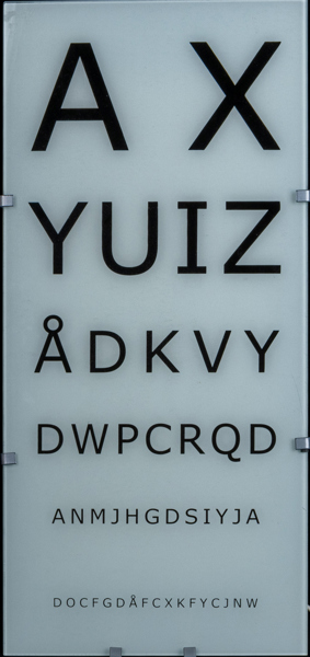 DAVID WAHL, vägglampa, optikertavla, "Gyllen", Ikea  