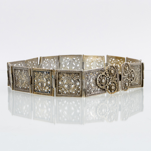 BÄLTE, metall, ottomanskt, 1900-talets första hälft