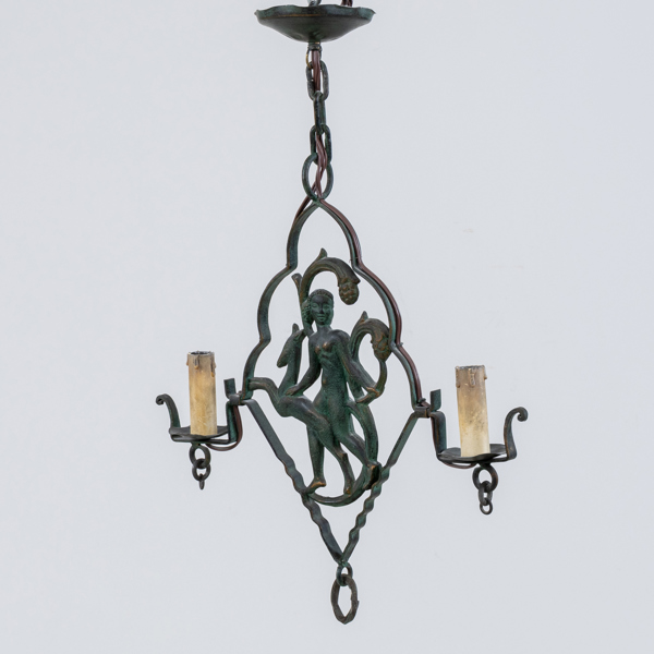 TAKLAMPA, smide, Bjerkås armatur, Göteborg, 1930-/40-tal