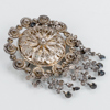 PEDER ARNESEN LIE, dräktbrosch, silver, Christiania, Norge 1873