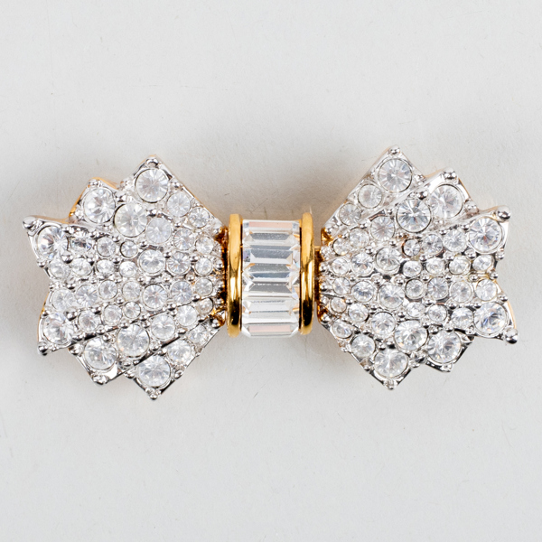 SWAROVSKI, brosch, rosett, sent 1900-tal