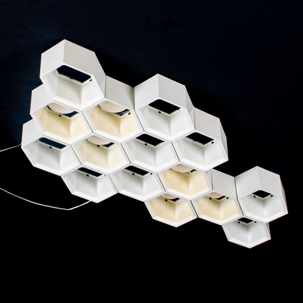 LUCEPLAN, taklampa "Honeycomb", design av Habits studio, Italien, samtida