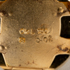 OLE LYNGGAARD, lås, 18k tvåfärgat guld med diamant och mabépärla, med pärlcollier