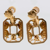 ÖRHÄNGEN, 1 par, 18k guld, svenska stämplar JP Stockholm